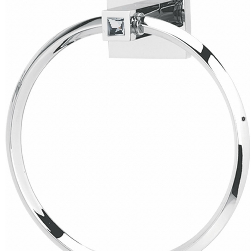 Crystal Towel Ring- 6” Polished Chrome- $79 each